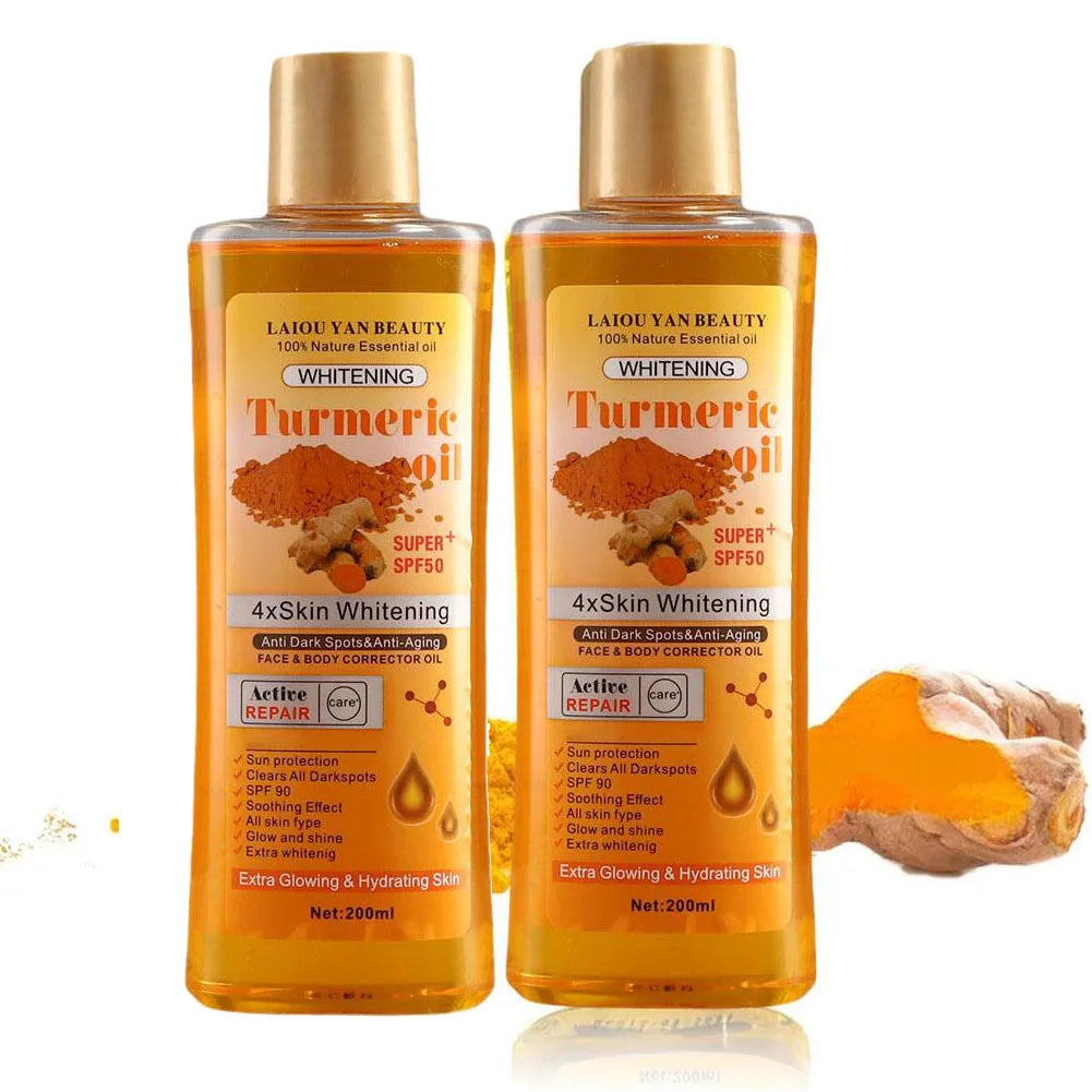 NEXTLVL Turmeric Body Glow Oil ā Fades Dark Spots, Hydrates Deep, Glows Like Magic