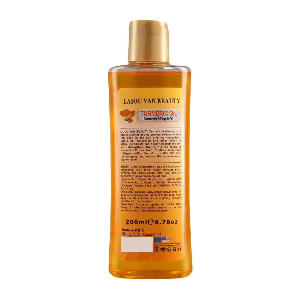 NEXTLVL Turmeric Body Glow Oil ā Fades Dark Spots, Hydrates Deep, Glows Like Magic