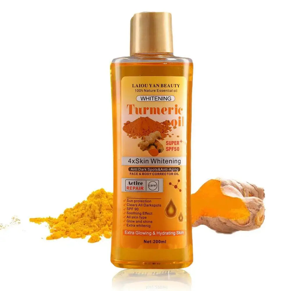 NEXTLVL Turmeric Body Glow Oil — Fades Dark Spots, Hydrates Deep, Glows Like Magic