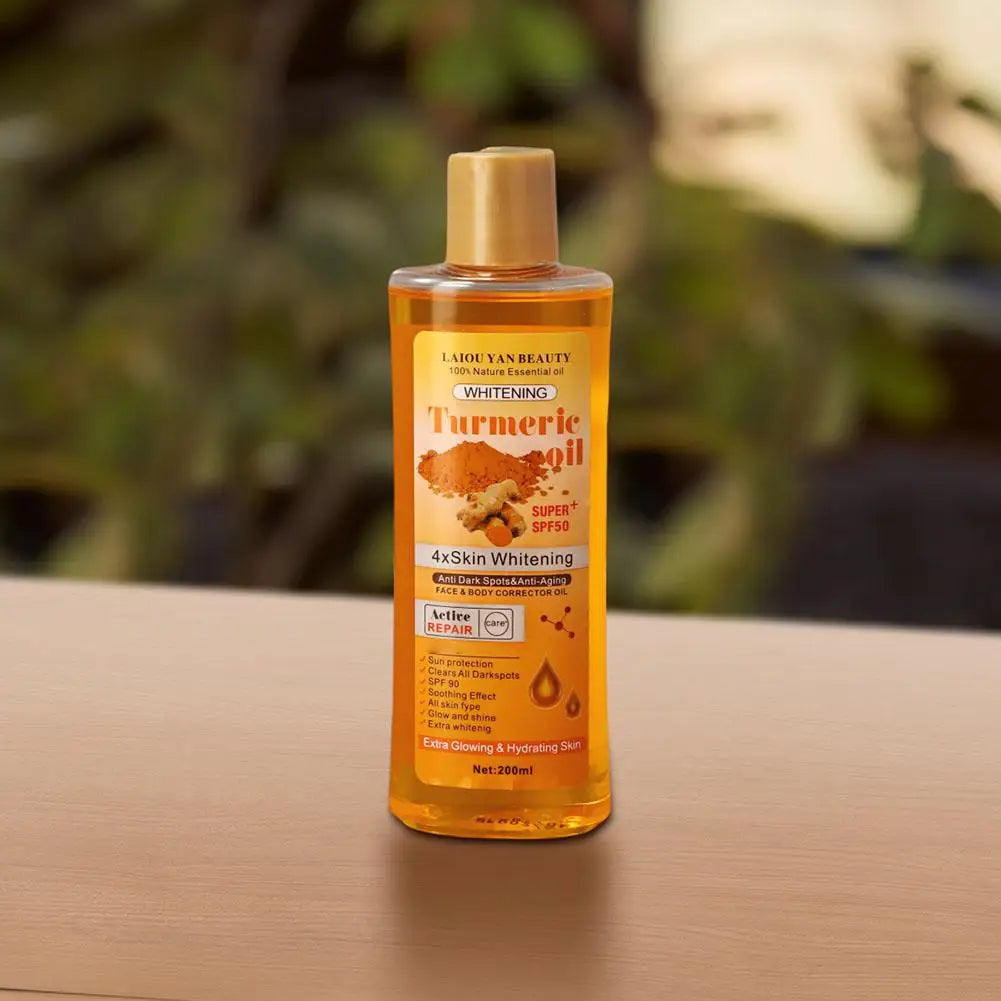 NEXTLVL Turmeric Body Glow Oil — Fades Dark Spots, Hydrates Deep, Glows Like Magic